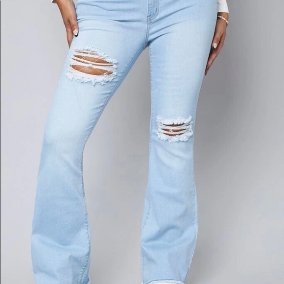 New shein blue jeans - Picture 2 of 2